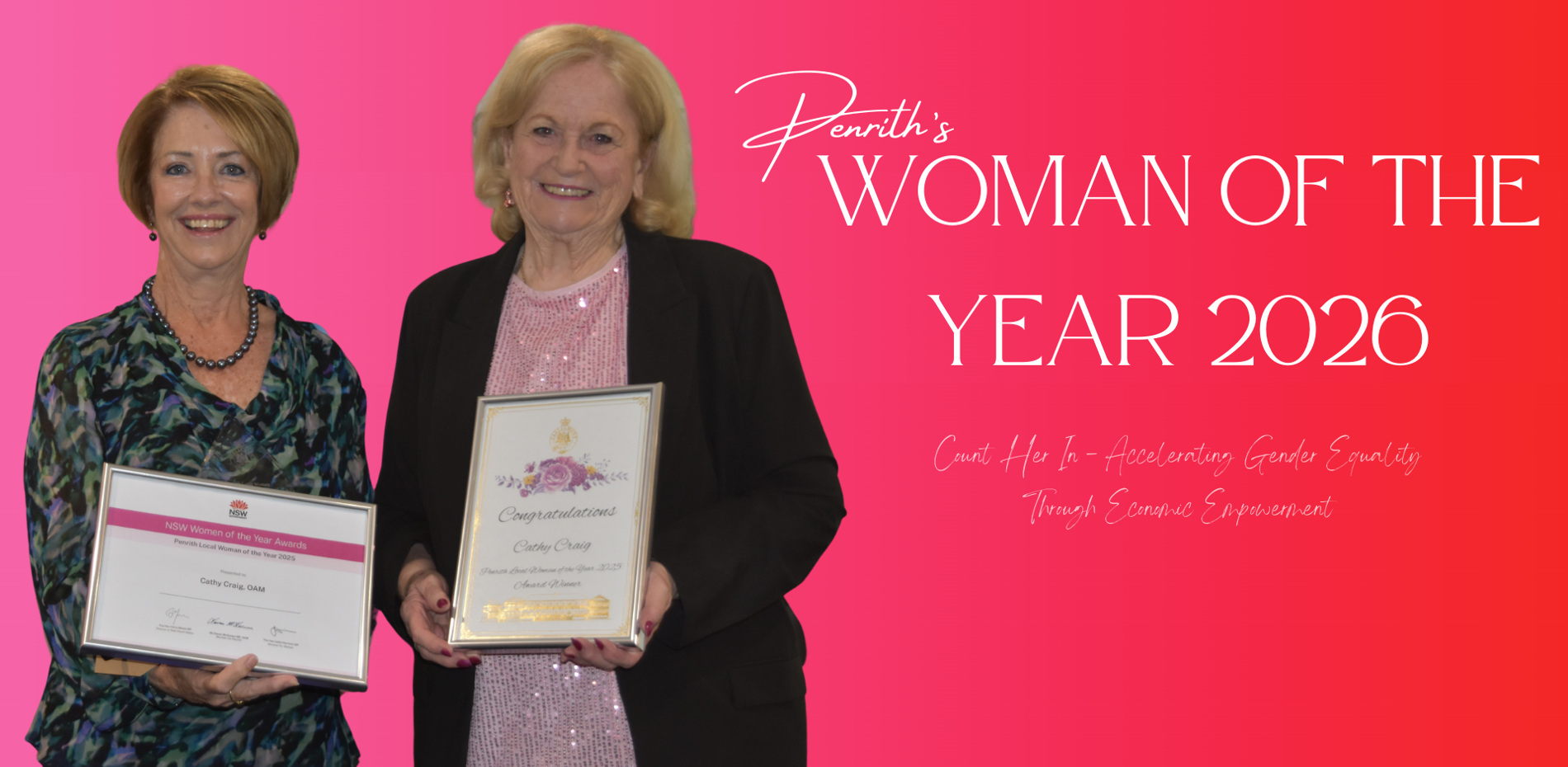 Local Woman of the Year 2026 Main Image
